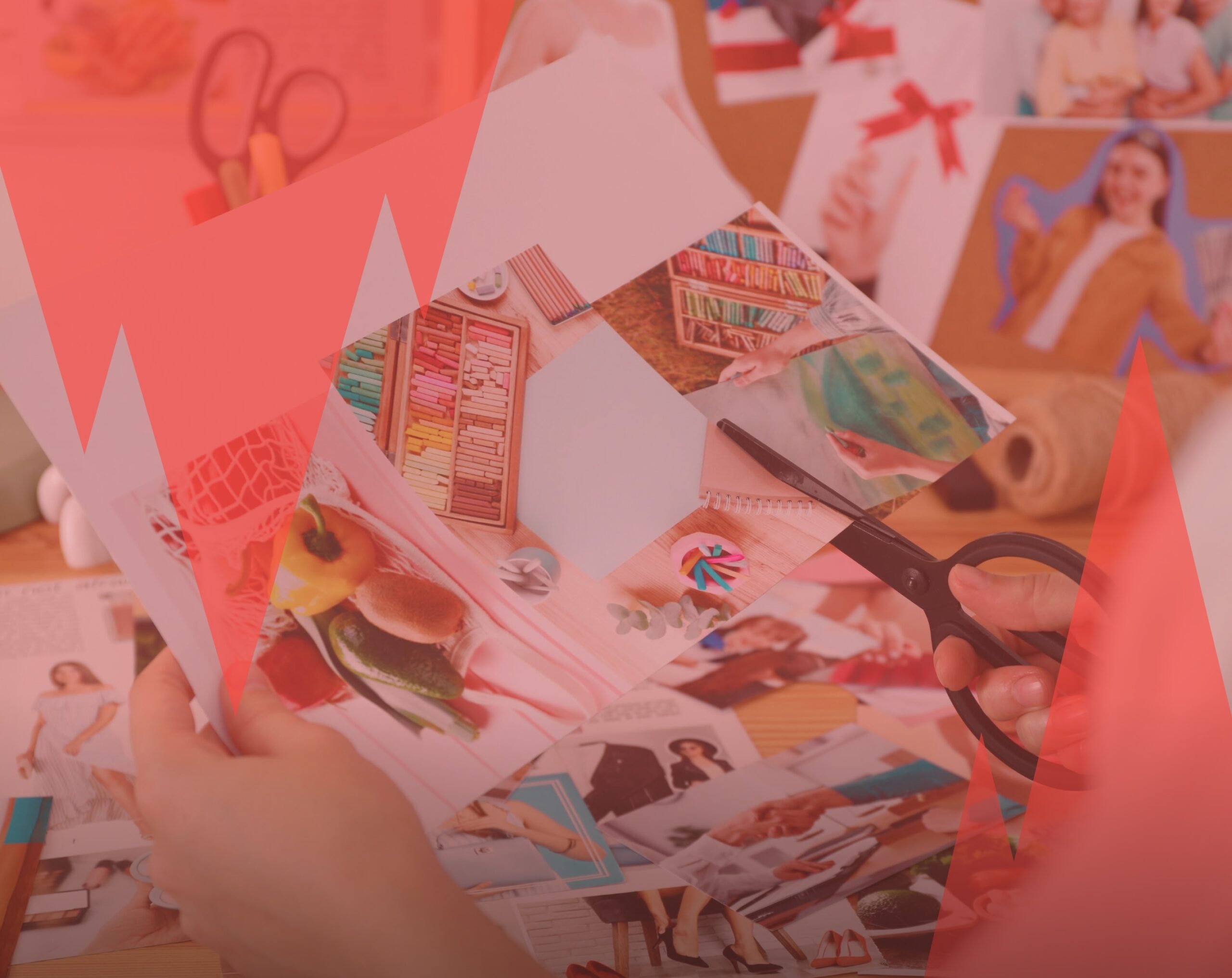 Créer un vision board inspirant avec des images et des photos découpées pour visualiser ses objectifs et ses rêves