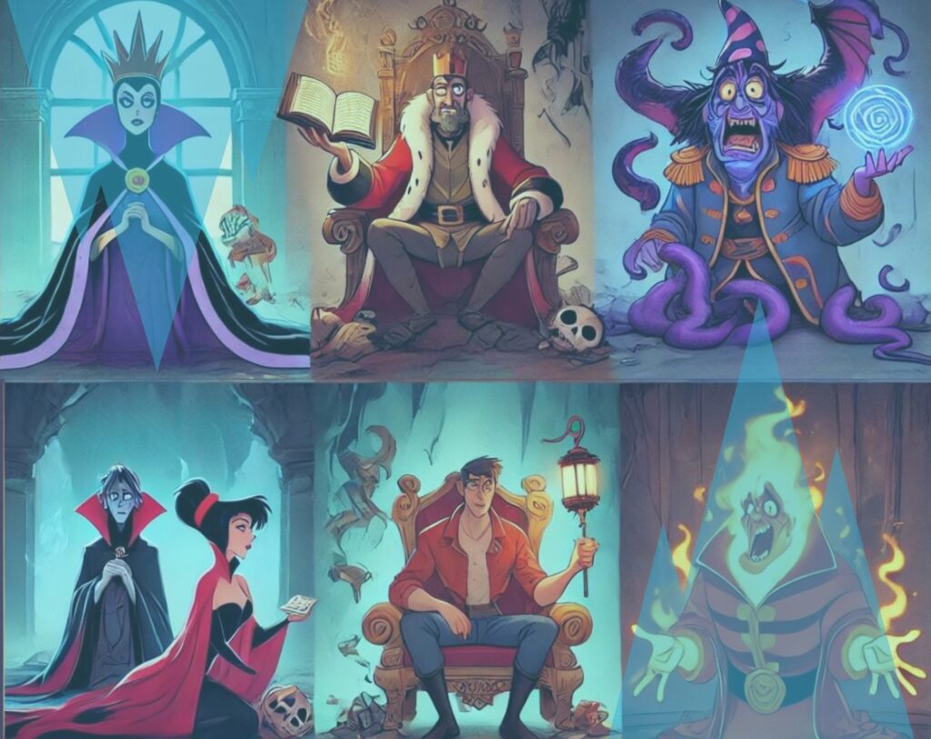 l'auto-sabotage par les méchants de Disney