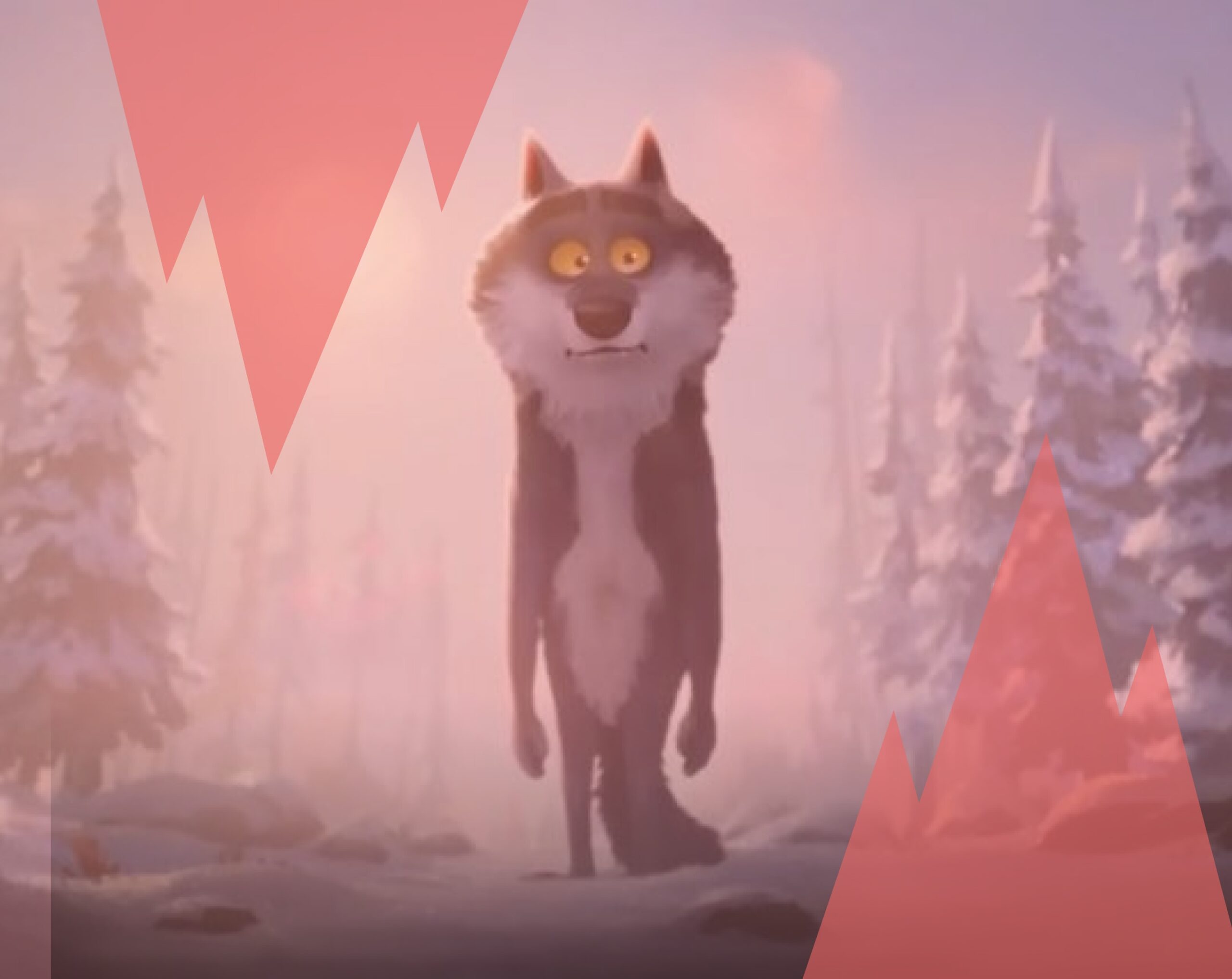 Pub de Noël Intermarché avec le loup