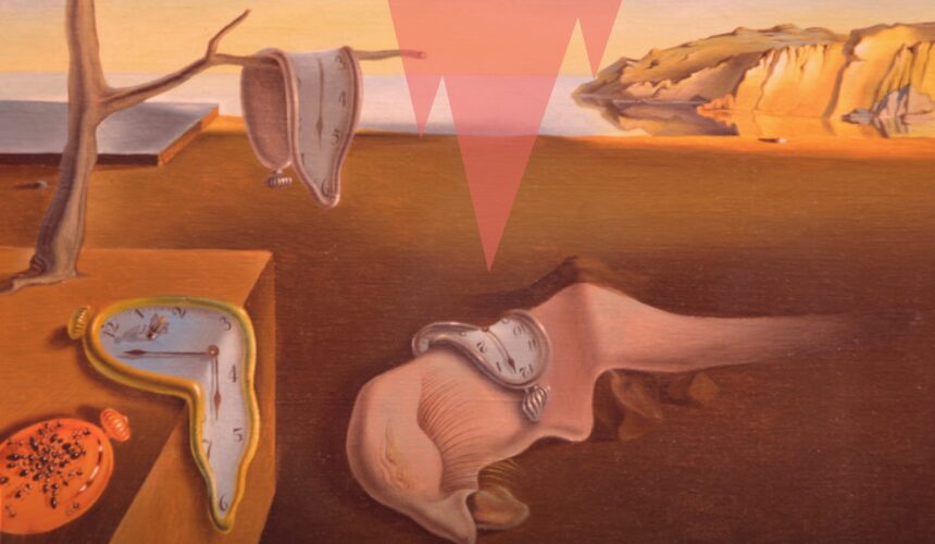 La Persistance de la mémoire de Salvador Dalí, montres molles symbolisant le temps et la quête pour trouver sa voie