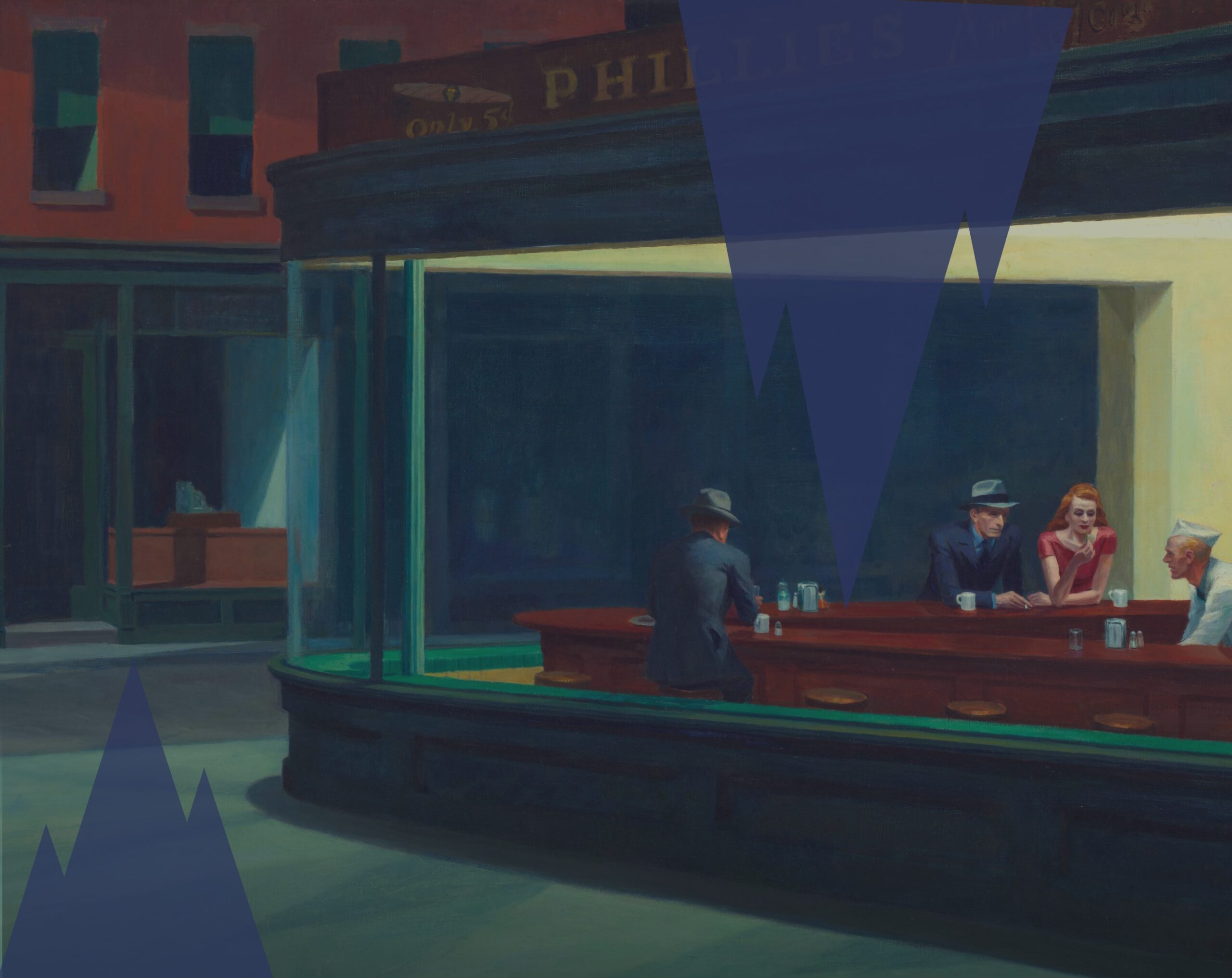 Nighthawks d’Edward Hopper illustrant la réflexion intérieure pour savoir ce que je veux vraiment dans la vie